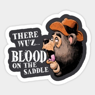 Country Bear Jamboree - Blood On The Saddle Sticker